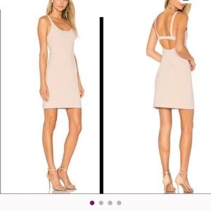 Elizabeth and James Cream Backless Dress Size 00